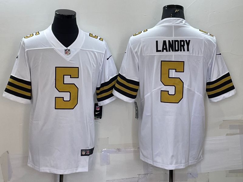 Men New Orleans Saints #5 Landry White 2022 Nike Limited Vapor Untouchable NFL Jersey